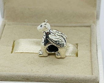 Pandora Giraffe Charm Retired Sterling Silver Giraffe Animal Bead Pendant| S925 sterling silver / with gift Box