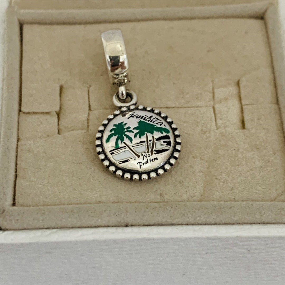 Pandora Jamaica No Problem Exclusive Charm Vacation and Travel S925