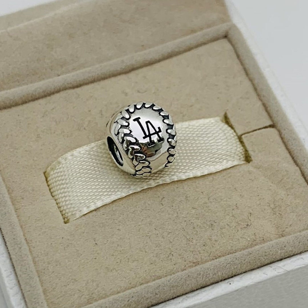 Pandora Los Angeles Dodgers Charm Baseball Charm Dangle Charm Jewelry