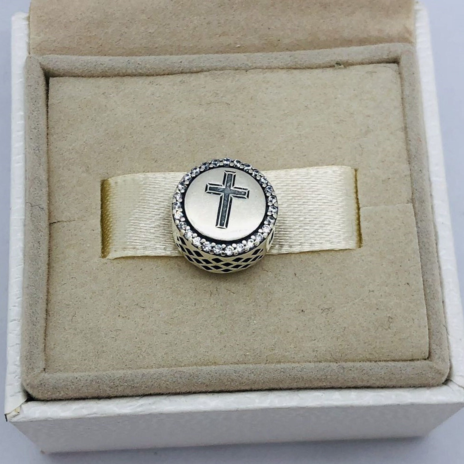 Pandora faith store cross charm