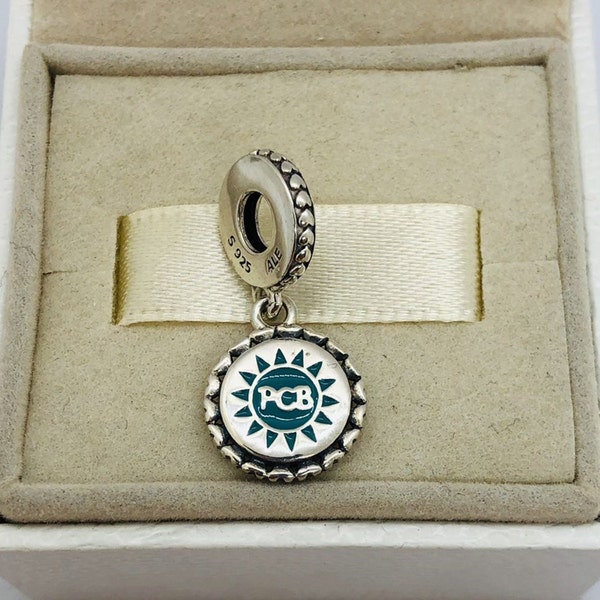 Pandora Panama City Beach Charm Florida Travel Pendant|S925 Sterling Silver Jewelry with Gift Box|Charm for Bracelet