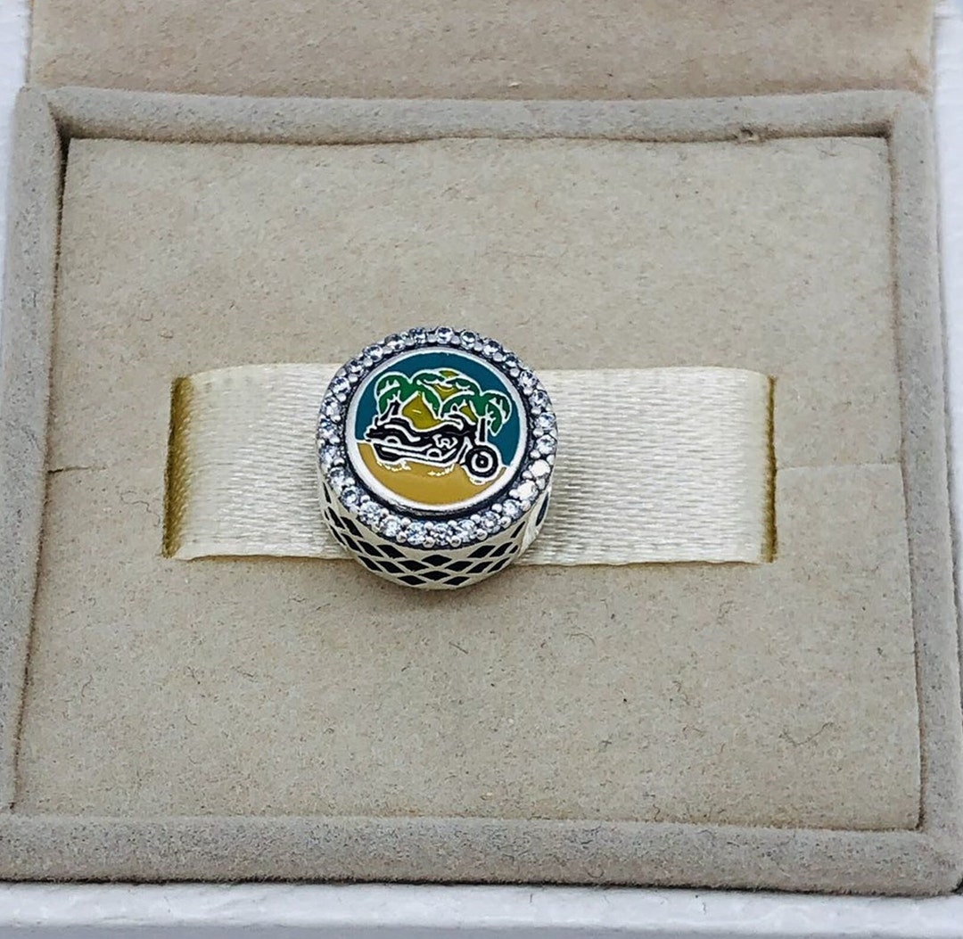 Pandora Daytona Beach FL Charm Motorcycle Bead Charm S925 Etsy