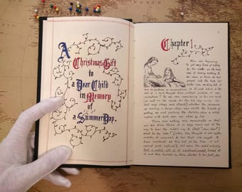 Alice's Adventures Under Ground Reproduction - The Original Alice in Wonderland - 150th Anniversary Edition