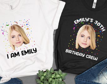 Custom Face Birthday Shirt: Personalized Family Matching Tees