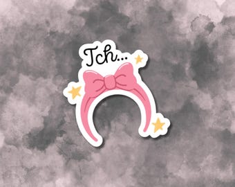 Stray Kids Hyunjin "Tch Hairband" Meme Sticker