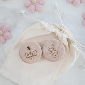 Personalised Tooth Fairy Keepsake Wooden Box