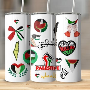 palestine tumbler wrap 20 OZ,palestine