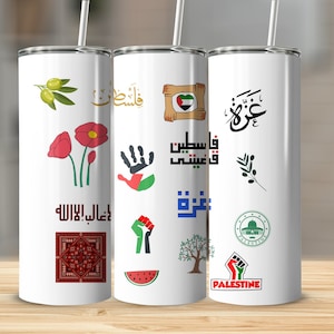 palestine tumbler wrap 20 OZ