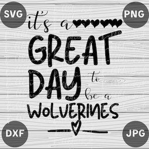 Wolverines SVG,Trendy, Layered File for Instant Download,Game Day and Groovy Wolverine Team Spirit.Includes PNG for Sublimation and Cricut