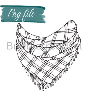 Keffiyeh en forma de mapa de Palestina esquema png archivo digital, kufiya, palestina, tatreez