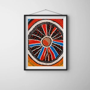 Digital Aboriginal Art Print