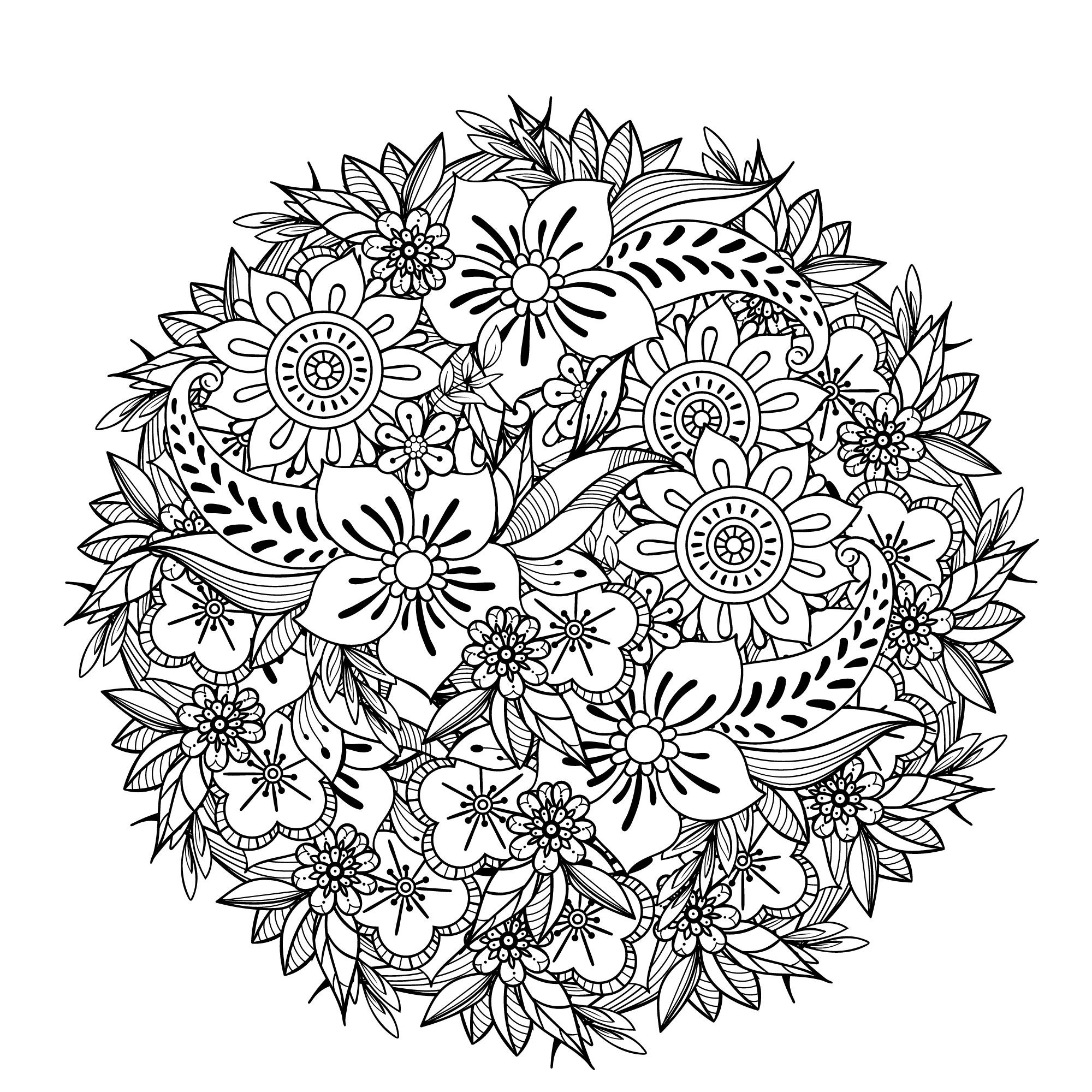 100 PAGES Adult Coloring Pages - Etsy