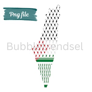 Keffiyeh en forma de mapa de Palestina esquema png archivo digital, kufiya, palestina, tatreez