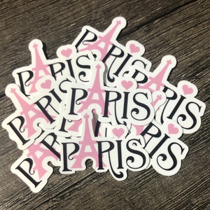 5 stickers MINI Paris, stickers France, stickers Français, stickers voyage, stickers planificateur, stickers Tour Eiffel, sticker Paris, mini sticker