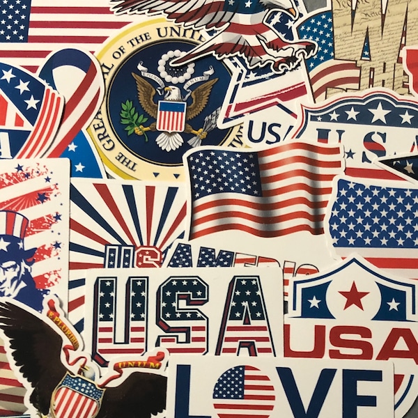 Patriotic Decal - Etsy