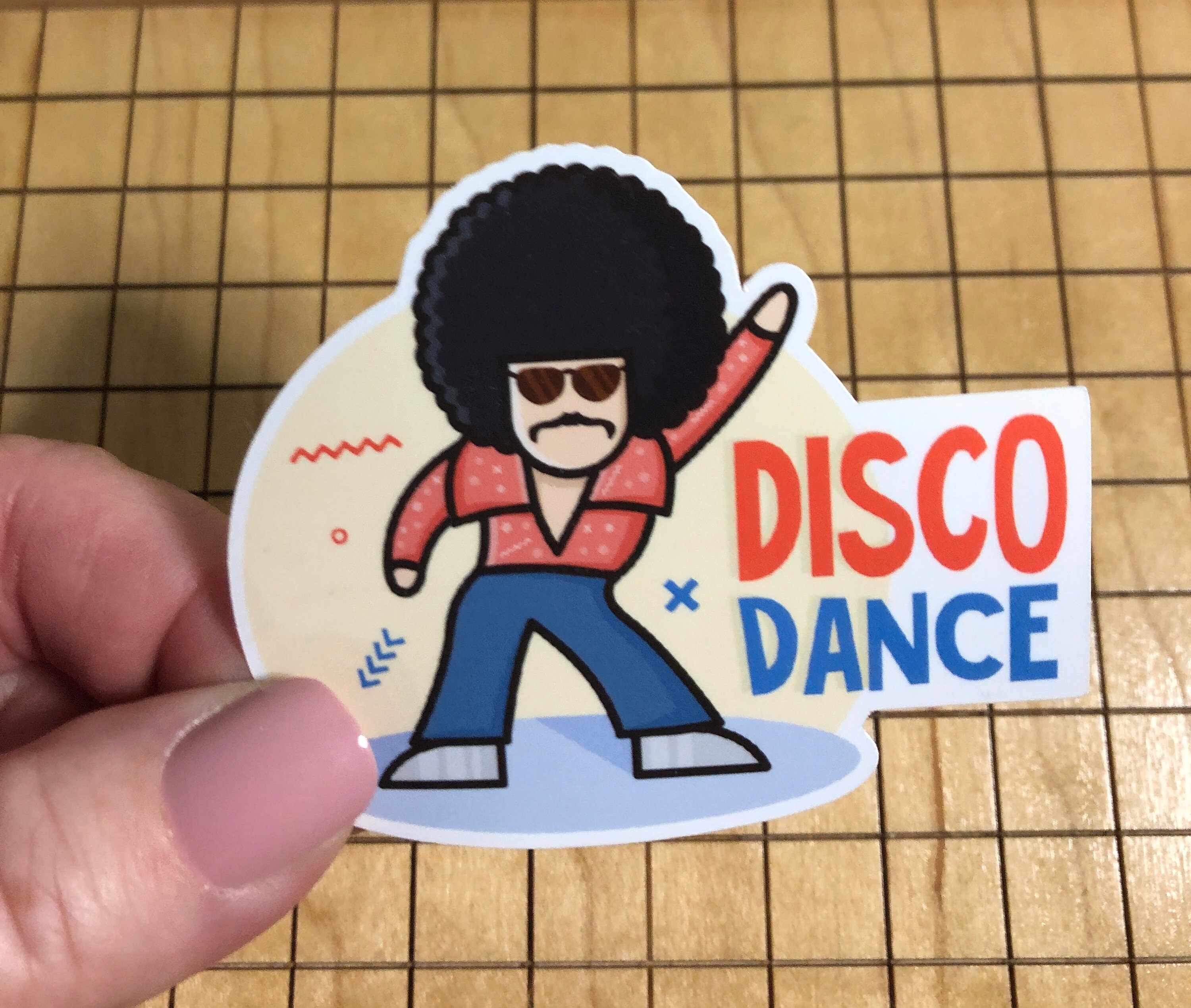 Disco Sticker Frame Disco Sticker, Disco Dancer, Disco Decal, 70s Sticker, Funny Sticker ...