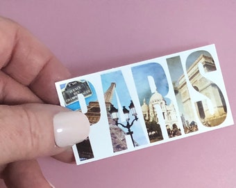 SALE, Paris sticker, Paris decal, France sticker, Paris photos, Eiffel tower sticker, vinyl, laptop decal, phone case, tumbler decal, french