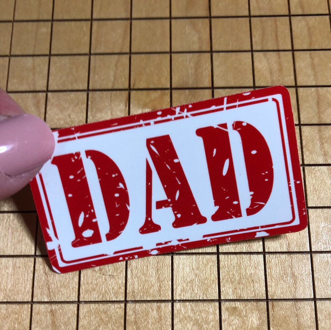 Dad Sticker, Dad Decal, Dad Gift, Tumbler Sticker, Laptop Decal ...