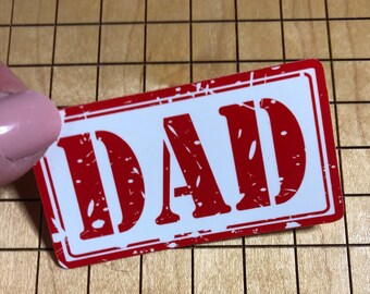 Dad sticker, Dad decal, Dad gift, tumbler sticker, laptop decal, waterproof decal, Father's Day gift, water bottle sticker