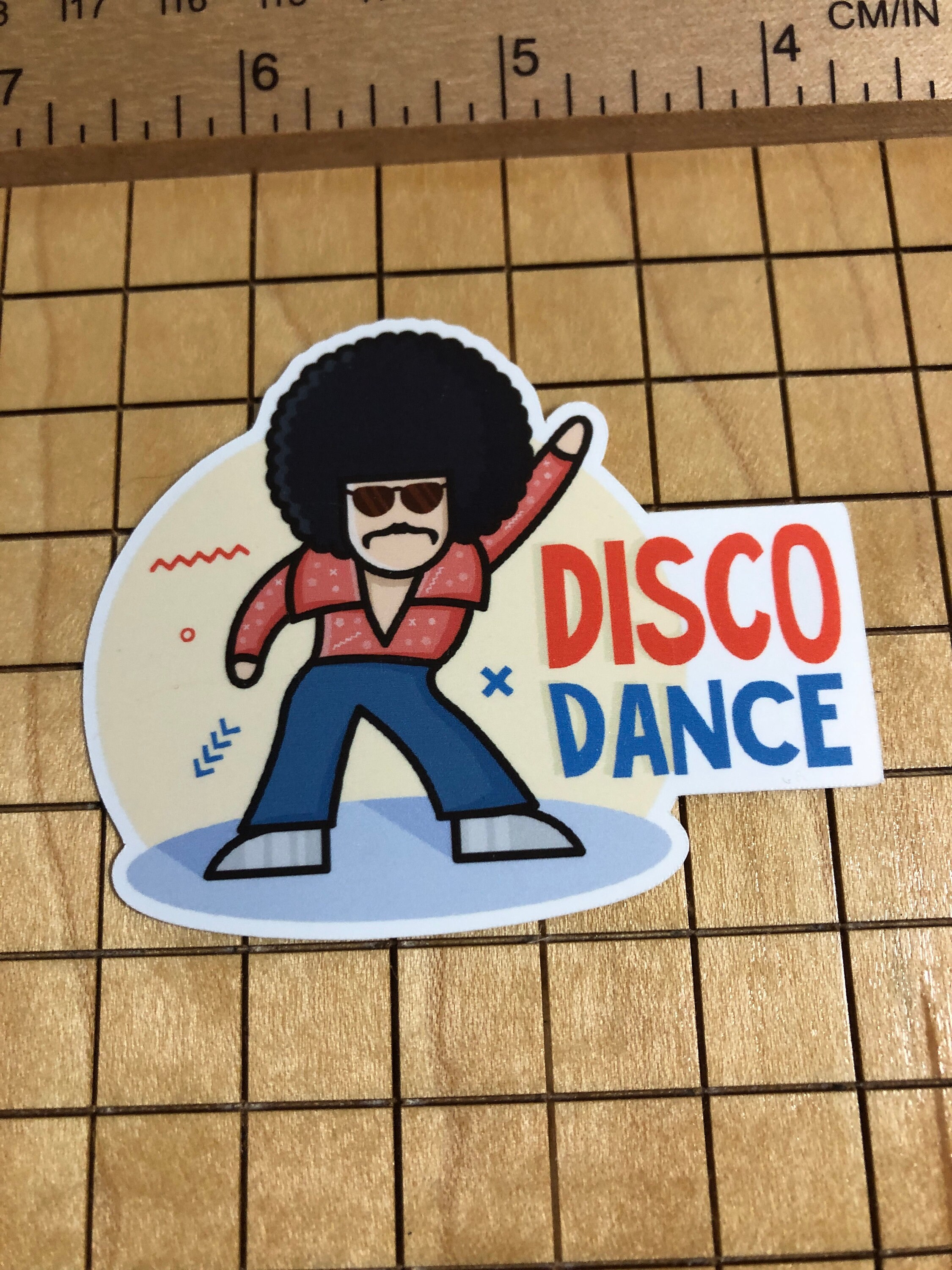 Disco Und Sticker Disco Sticker, Disco Dancer, Disco Decal, 70s Sticker, Funny Sticker ...