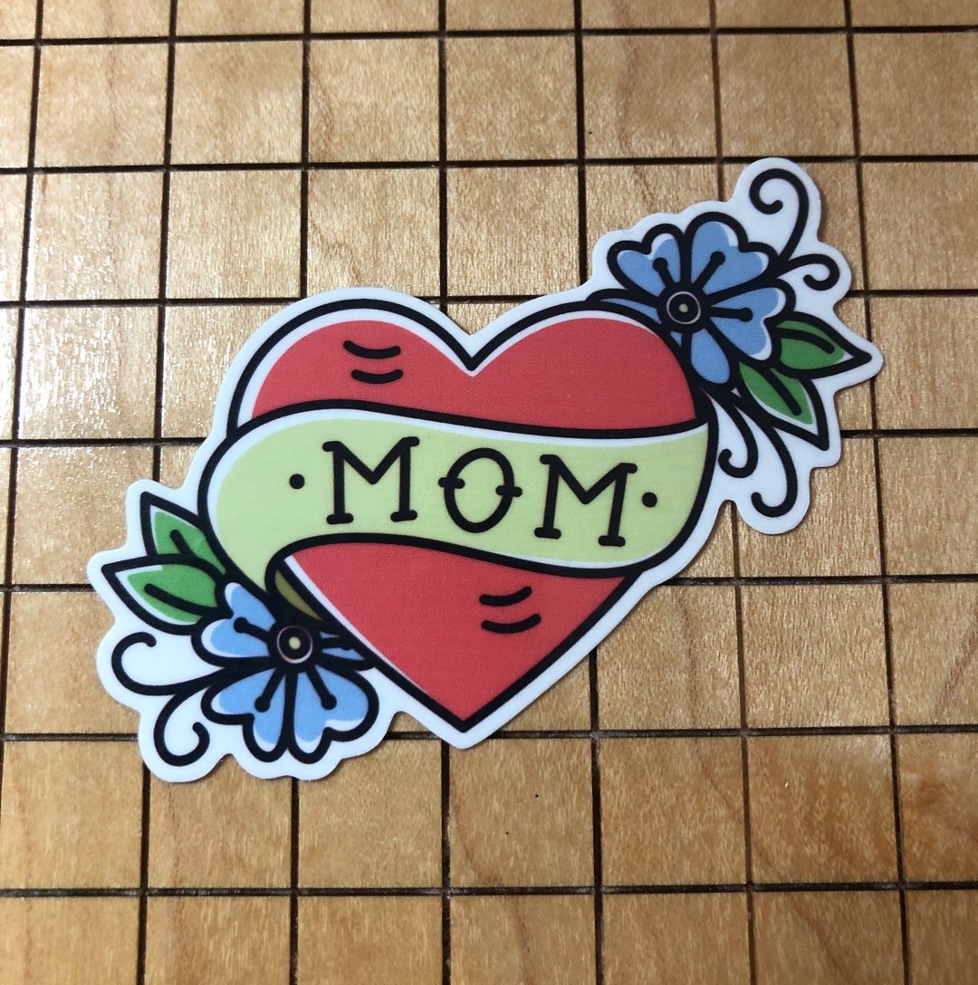 Balor Mom Sticker Mom Sticker, Mom Tattoo Style, Mom Gift, Tumbler Sticker, Laptop Decal ...