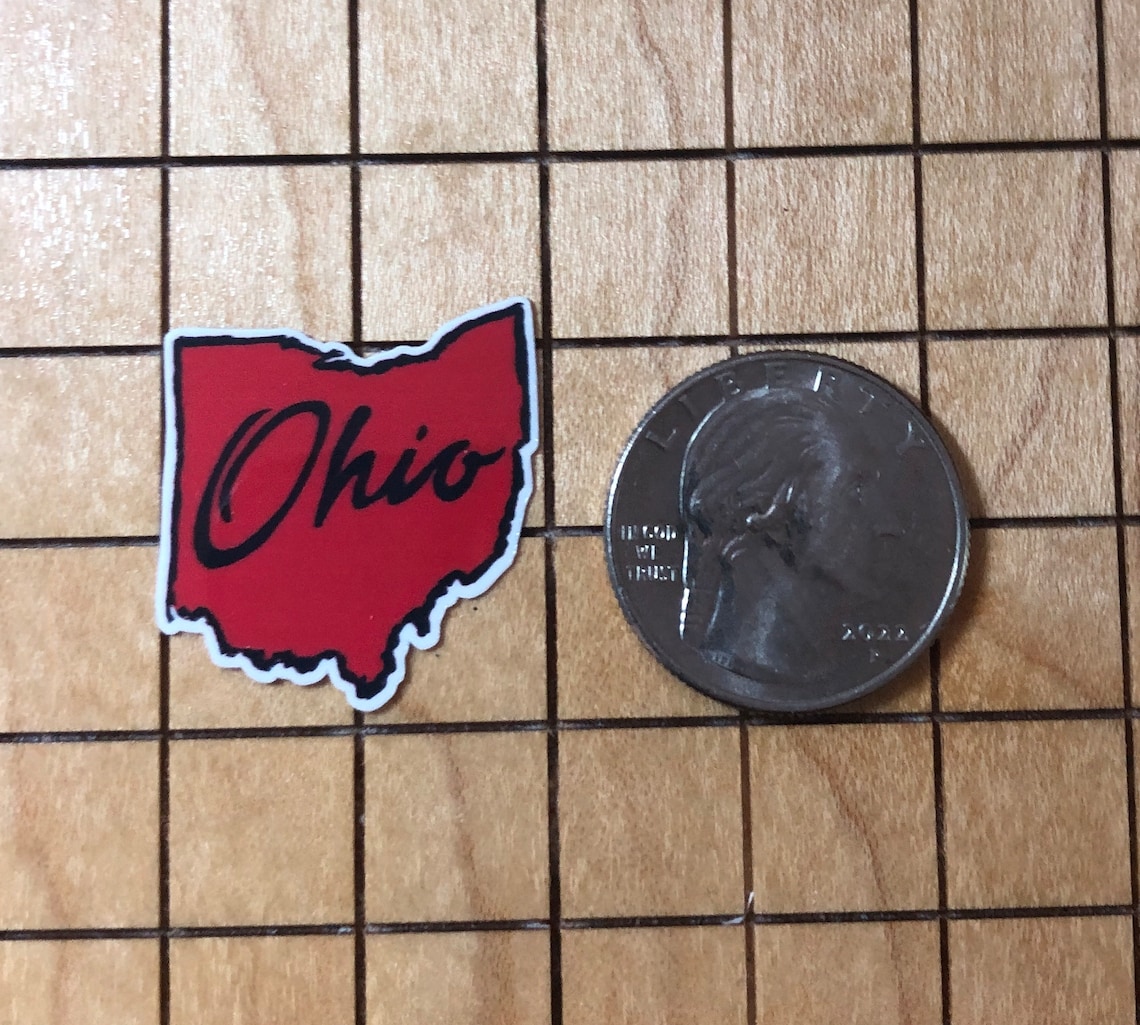 Five Oh Sticker 5 MINI Ohio Stickers, Ohio Decal, Travel Stickers, Sticker Pack, Laptop ...