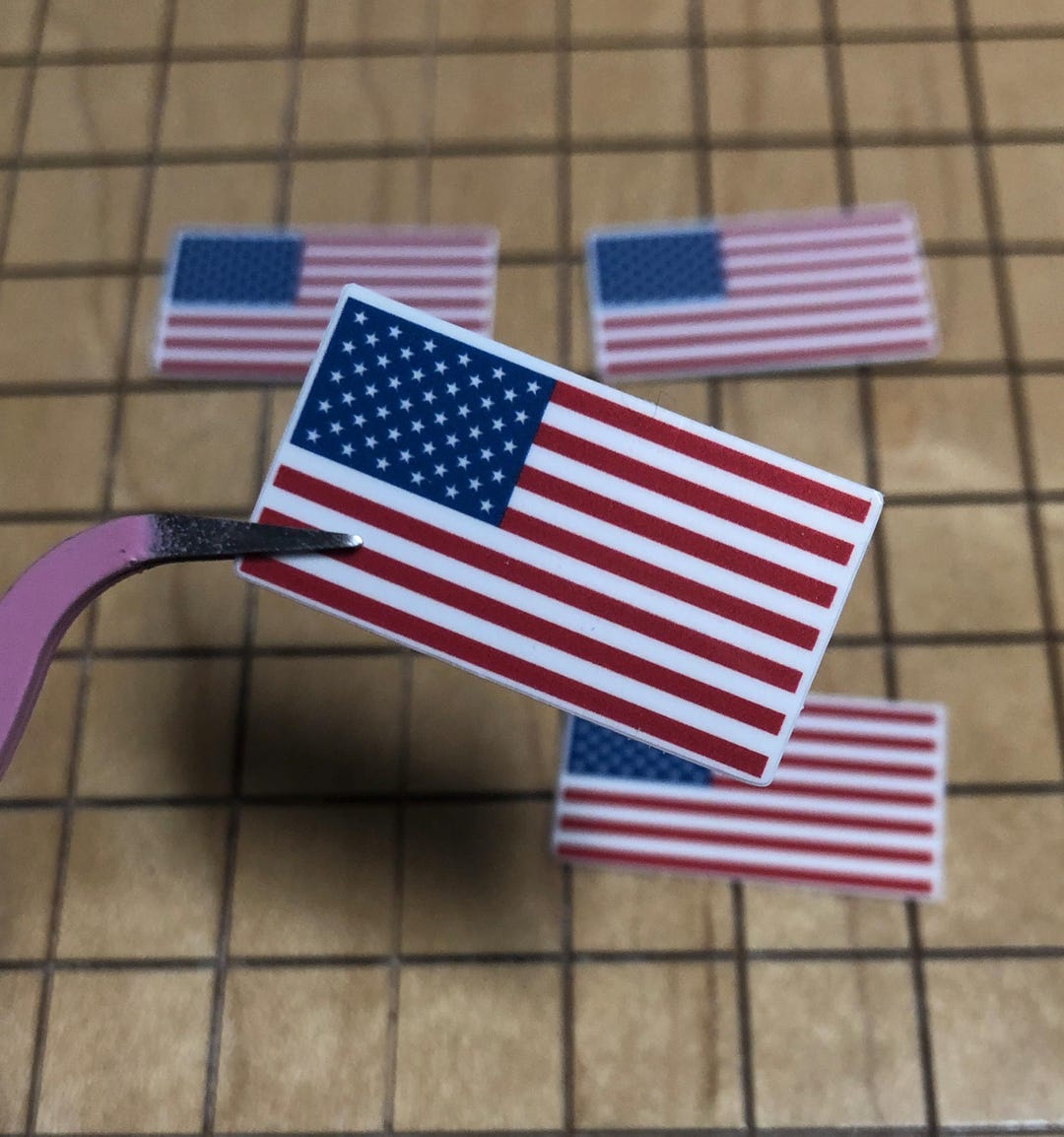 5 MINI Flag Stickers, Usa Sticker, Patriotic Sticker, America Sticker ...