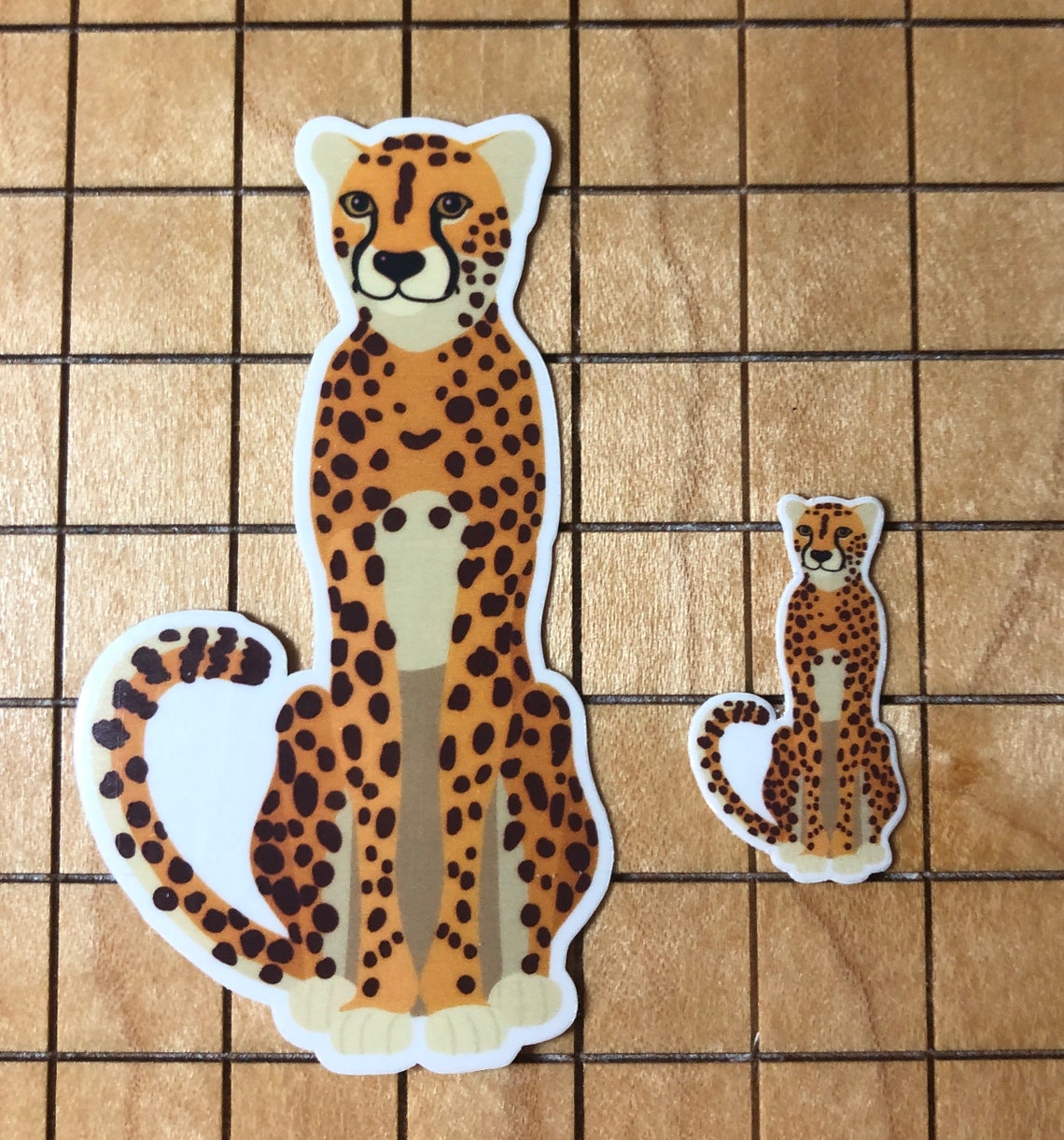 Cheetah Sticker, Water Bottle Sticker, Laptop Decal, Phone Case Decal ...