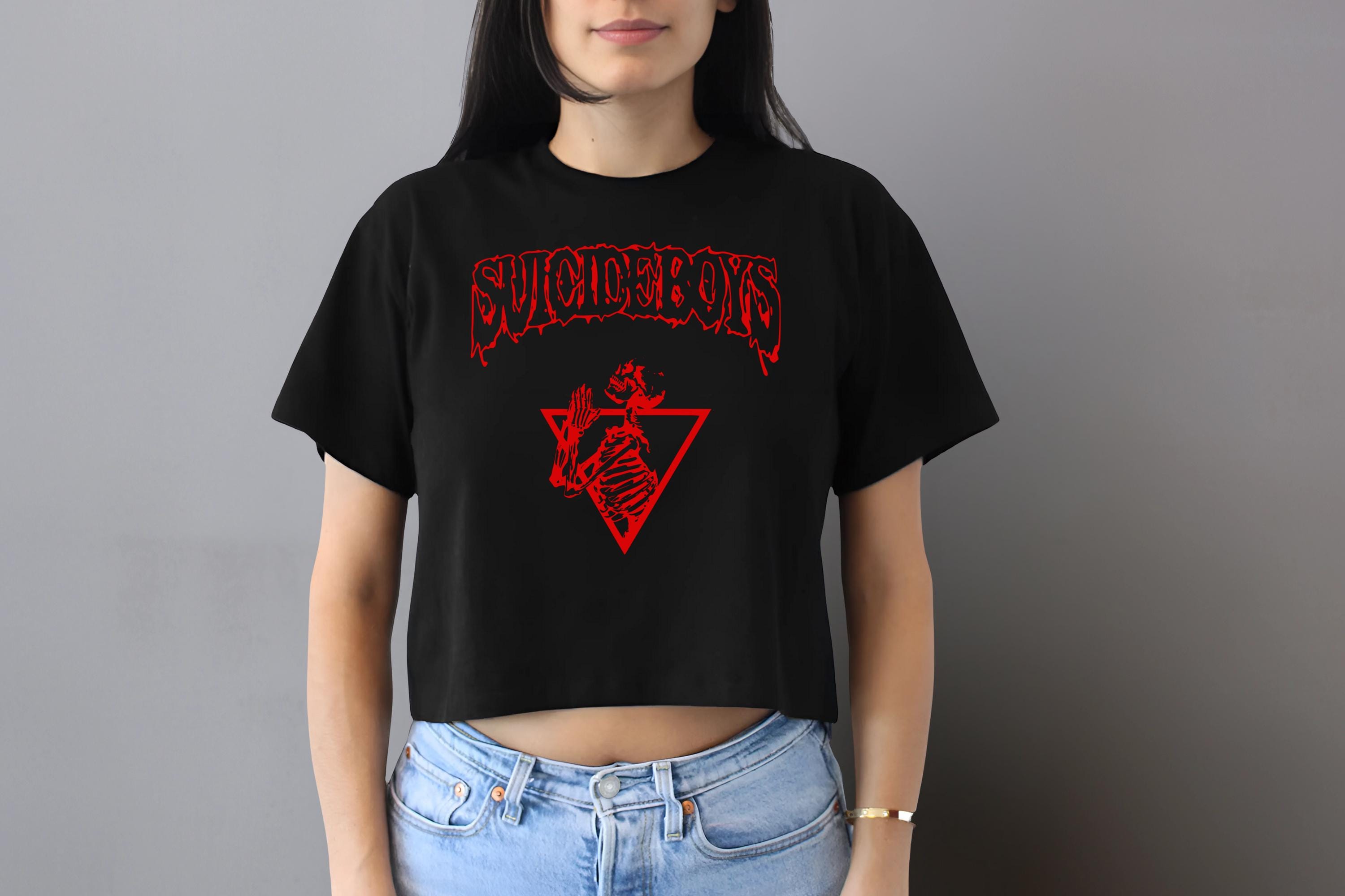 Suicideboys | Hip-hop | Dark Trap | Black Cropped Logo Tank