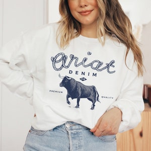 Western Sweatshirt Vintage Inspired Crewneck Western Graphic Retro Sweatshirt Vintage Sweatshirt Fleece Crewneck Shirt Country Music