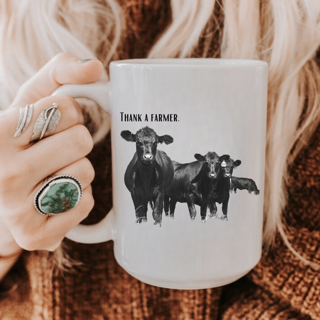 Farmer Coffee Mug Retro Cowgirl Mug Western Large Coffee Mug Country