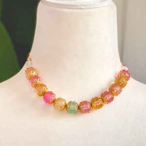 Fancy Candy Super Chunky Choker / Chunky Necklace / Handmade Jewelry