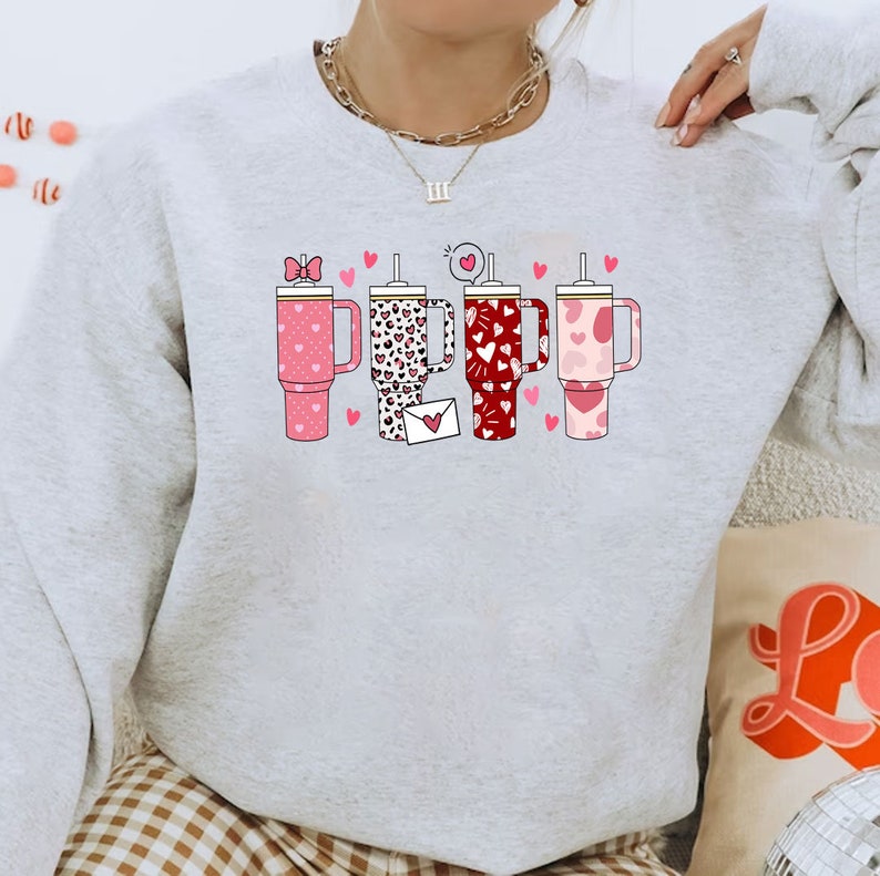 Stanley Cup Valentine Shirt, Heart Valentine Shirt, Valentines Day