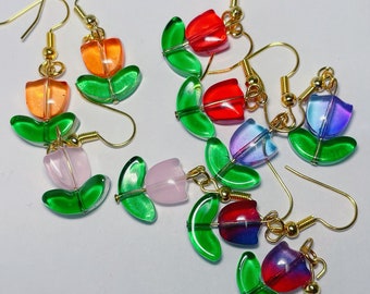 Tulip Dangle Earrings