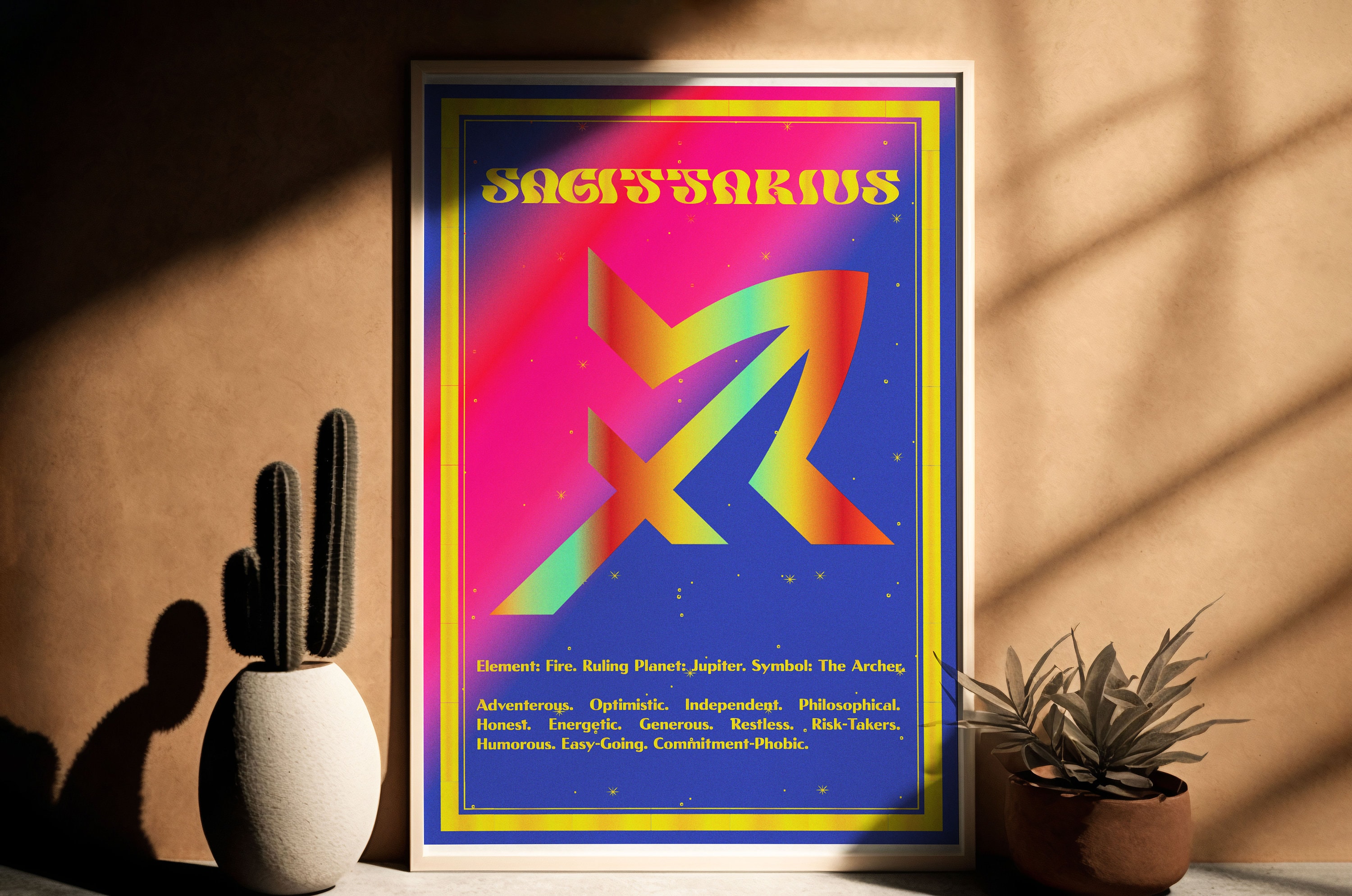 Sagittarius Poster, Zodiac Sign, Digital Download Print, Astrology Sagittarius Poster, Zodiac Sign, Digital Download Print, Astrology