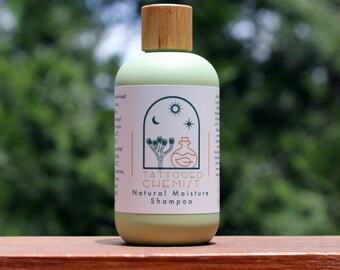 Natural Moisture Shampoo | Organic Lavender | Jojoba Oil | Argan Oil | SLS Free | Dye Free | Silicone Free | Sulphate Free