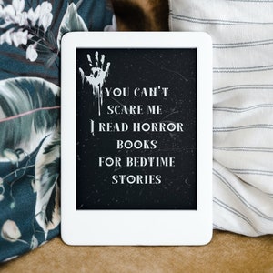 You Can&#39;t Scare Me Kindle Lock Screen .epub file