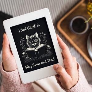 I Just Want to Stay Home and Read Kindle Lock Screen .epub file