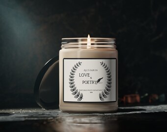 Tortured Poets Department soy scented candle for Swifties