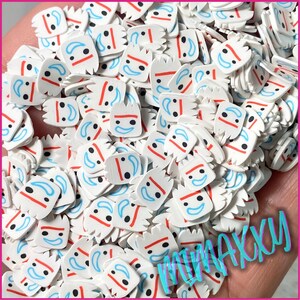 Little Funny Fork 5mm / Polymer Clay Slices, crafts, tools, not edible, supplies, medical, doctor, slime, resin, snow globe, hair, nail