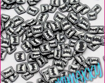 Chauve-souris géante en tranches de 5 mm / Pâte polymère, loisirs créatifs, outils, non comestible, fournitures, dessin animé, slime, résine, boule à neige, cheveux, ongles, personnage