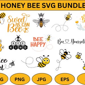 Bee Svg Png Bundle,Honeycomb Svg,Queen Bee Svg,Bee Clipart,Cute Bee Svg,Bee Hive Svg,Bee Cut Files,Svg Files For Cricut,Digital Download