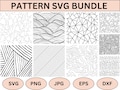 Geometric Patterns SVG Bundle: Floral, Seamless, Background (Digital Download) product logo