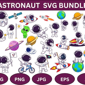 Astronaut Svg Png Bundle,Astronaut Svg Png Bundle,Outer Space Svg,kid astronaut svg,Solar System Svg,Astronaut Sublimination,Commercial use