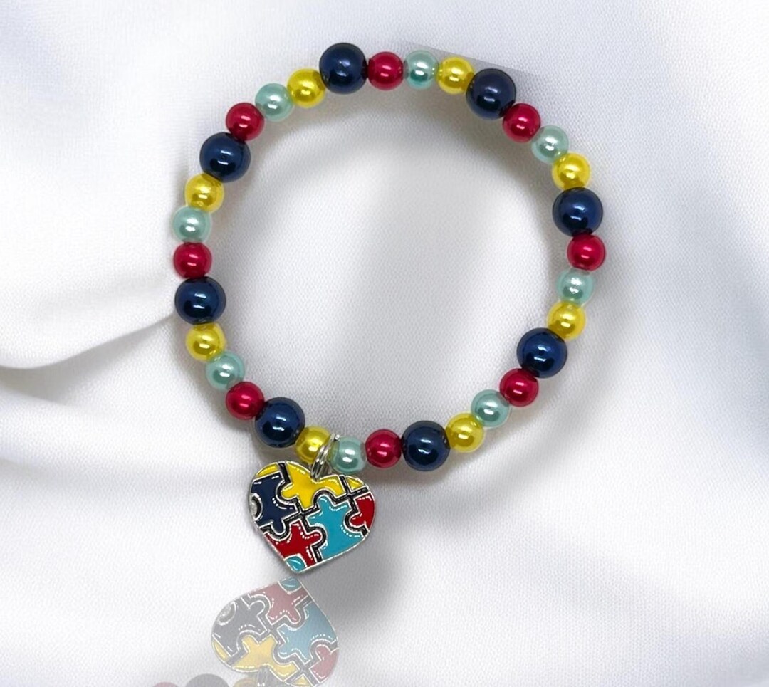 Autism Awareness Bracelet | Puzzle Piece Bracelet | Neurodiversity ...
