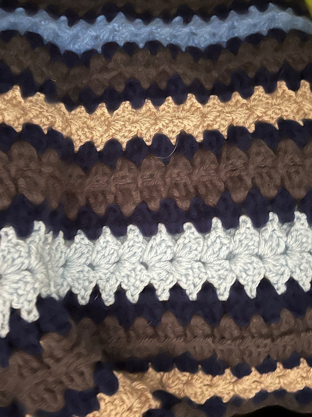 Queen Size Afghan Etsy