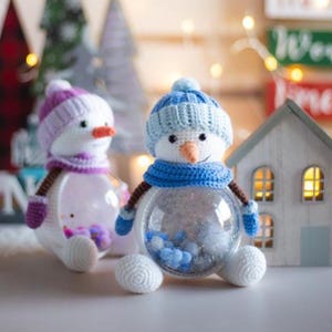 Amigurumi Christmas Snowman Crochet Pattern (PDF) image 17