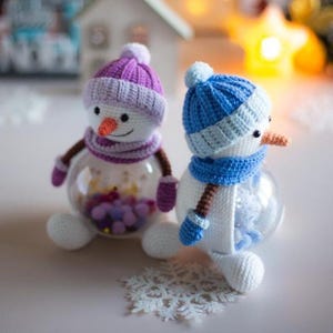 Amigurumi Christmas Snowman Crochet Pattern (PDF) image 9