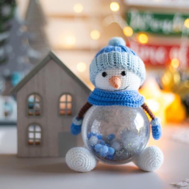 Amigurumi Christmas Snowman Crochet Pattern (PDF) image 15