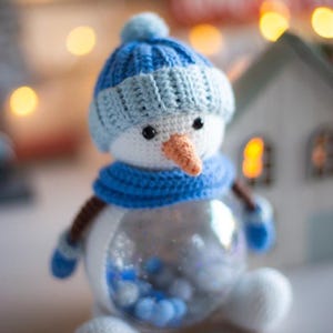 Amigurumi Christmas Snowman Crochet Pattern (PDF) image 16